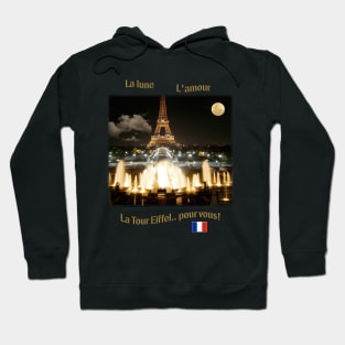 Eiffel Tower at Night 1972 Hoodie